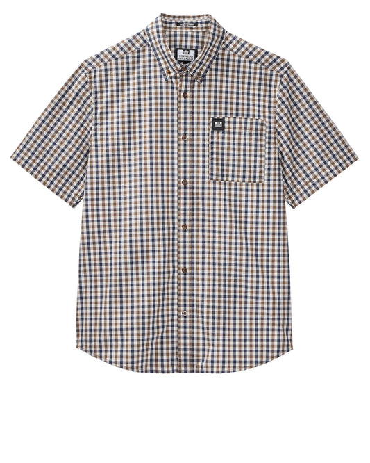 Weekend Offender Joyce Holiday House Check S/S Shirt