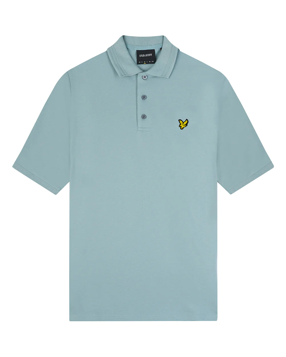 Lyle & Scott Rally Tipped Polo Shirt Slate Blue