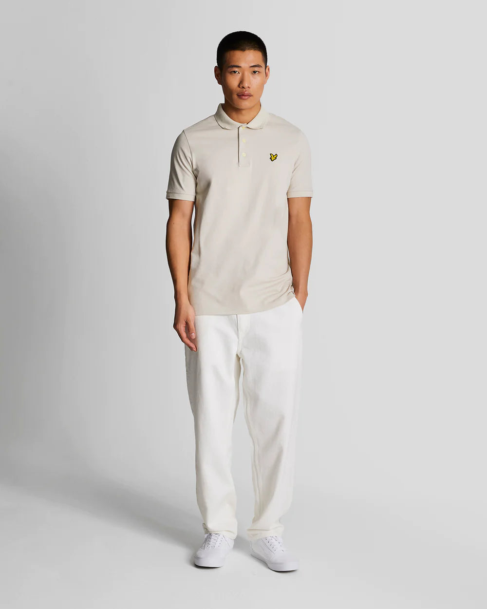 Lyle & Scott Rally Tipped Polo Shirt Cove