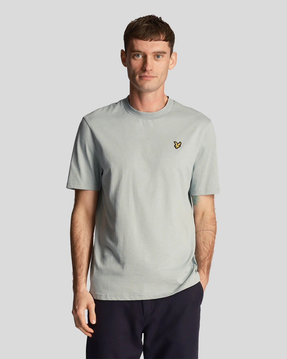 Lyle & Scott Rally Tipped T-Shirt Slate Blue