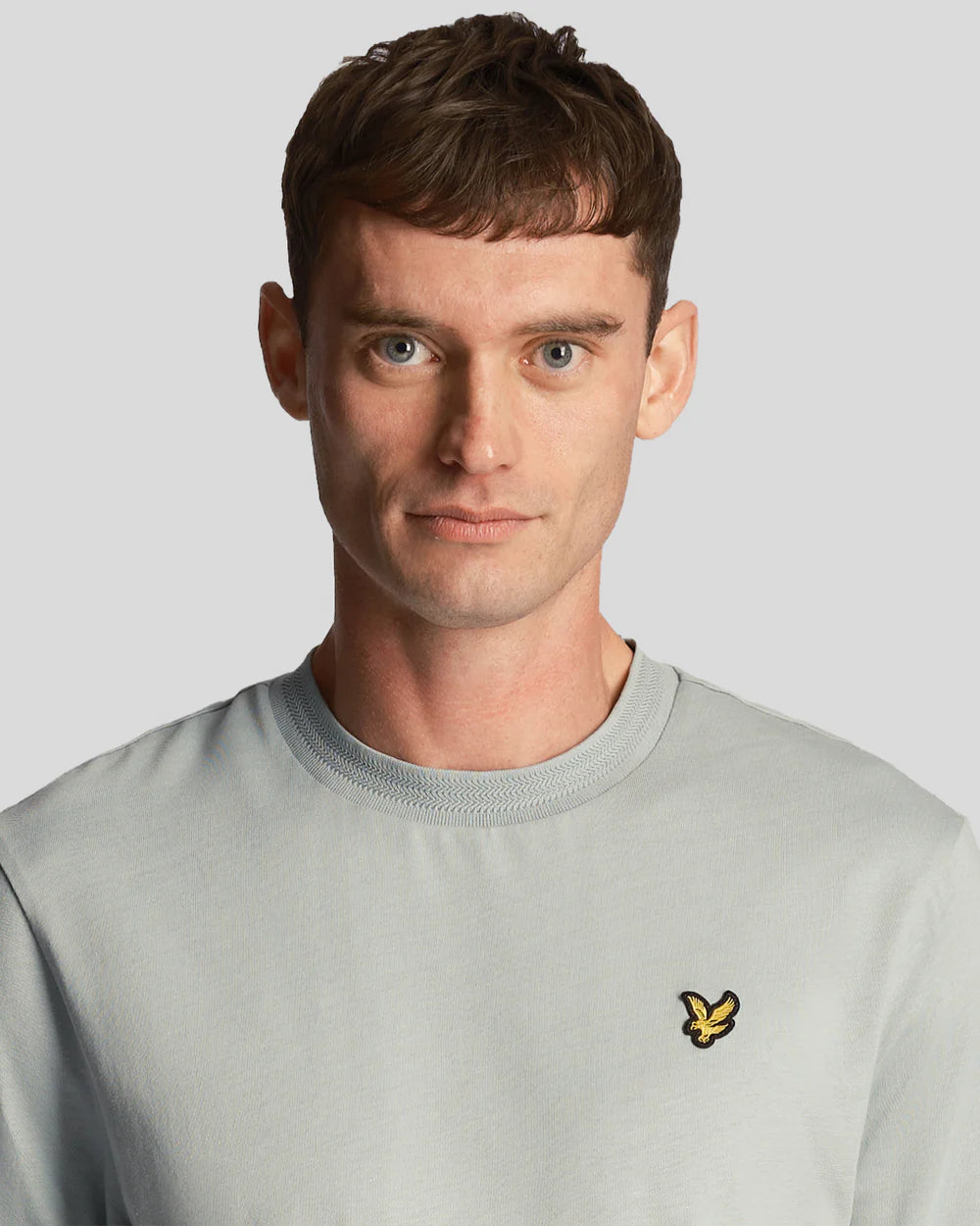 Lyle & Scott Rally Tipped T-Shirt Slate Blue