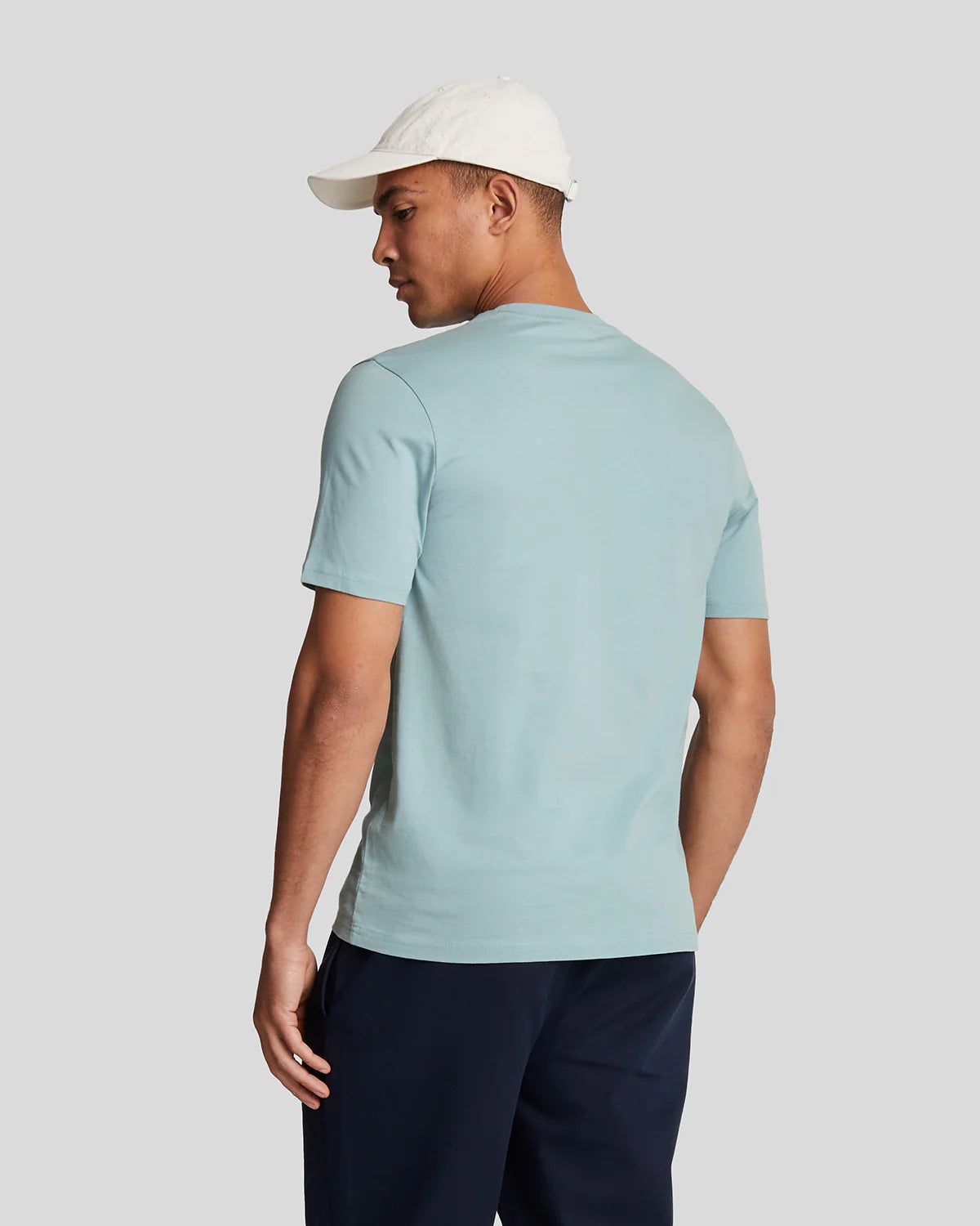 Lyle & Scott Plain T-Shirt in Blue Smoke