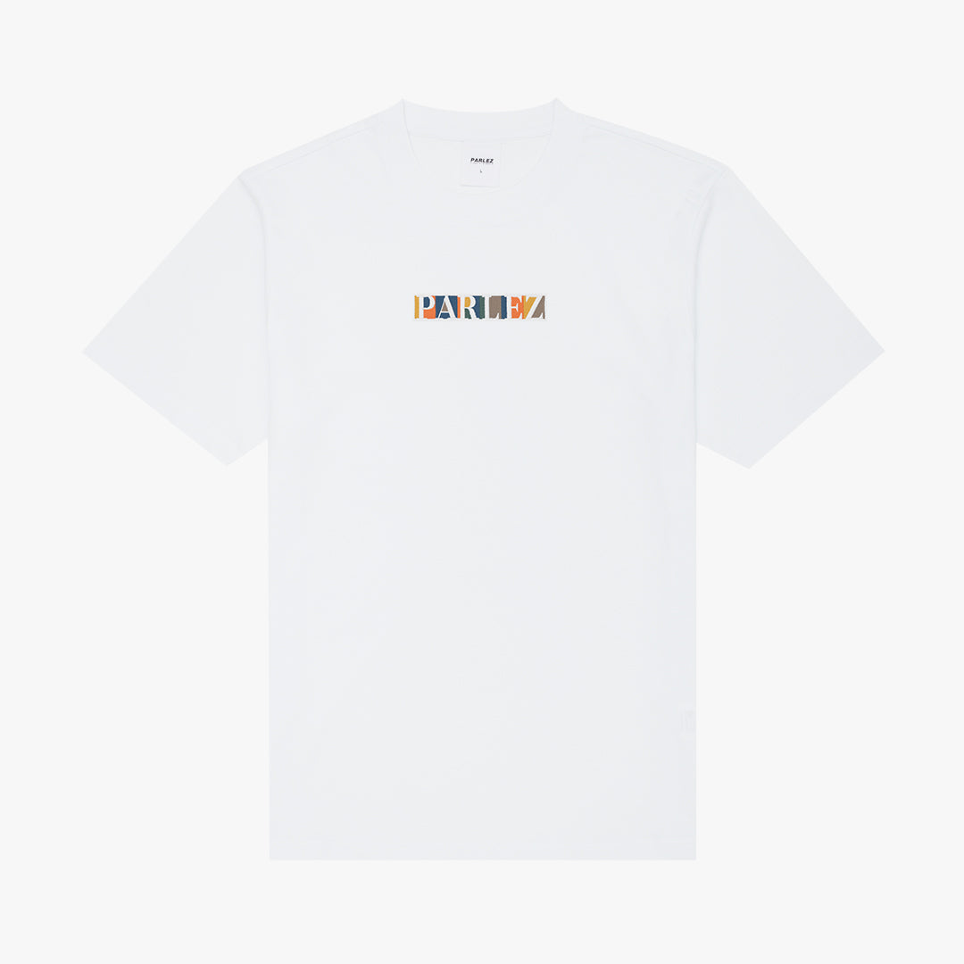 Parlez Cowan Embroidered Graphic T-Shirt White