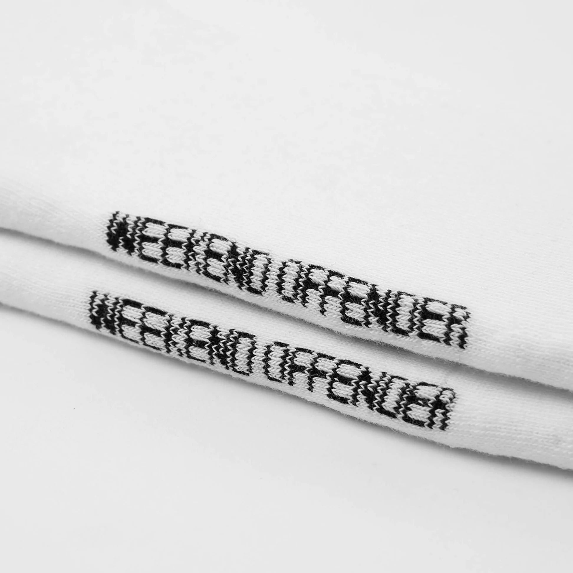 Weekend Offender 3 Pack Smiley White Socks