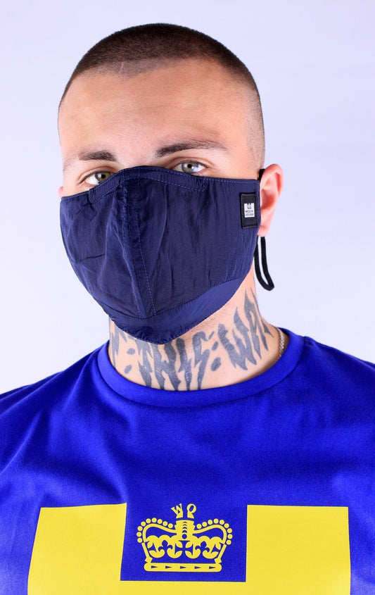 Weekend Offender Parachute Face Mask in Navy