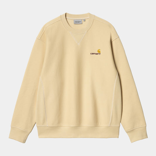 Carhartt WIP American Script Sweat Rattan