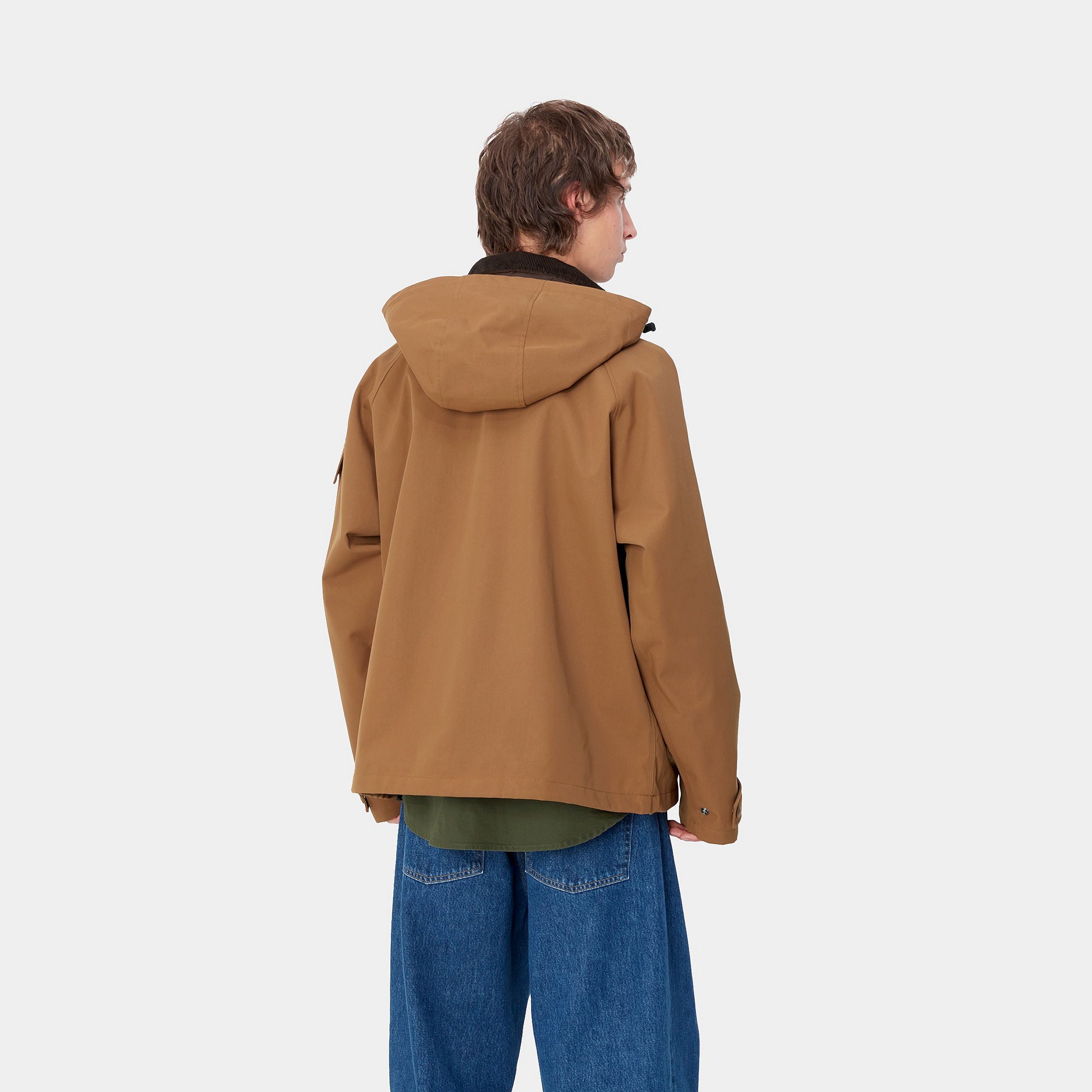 Carhartt WIP Clarton Nylon Canvas Jacket Hamilton Brown/Tobacco