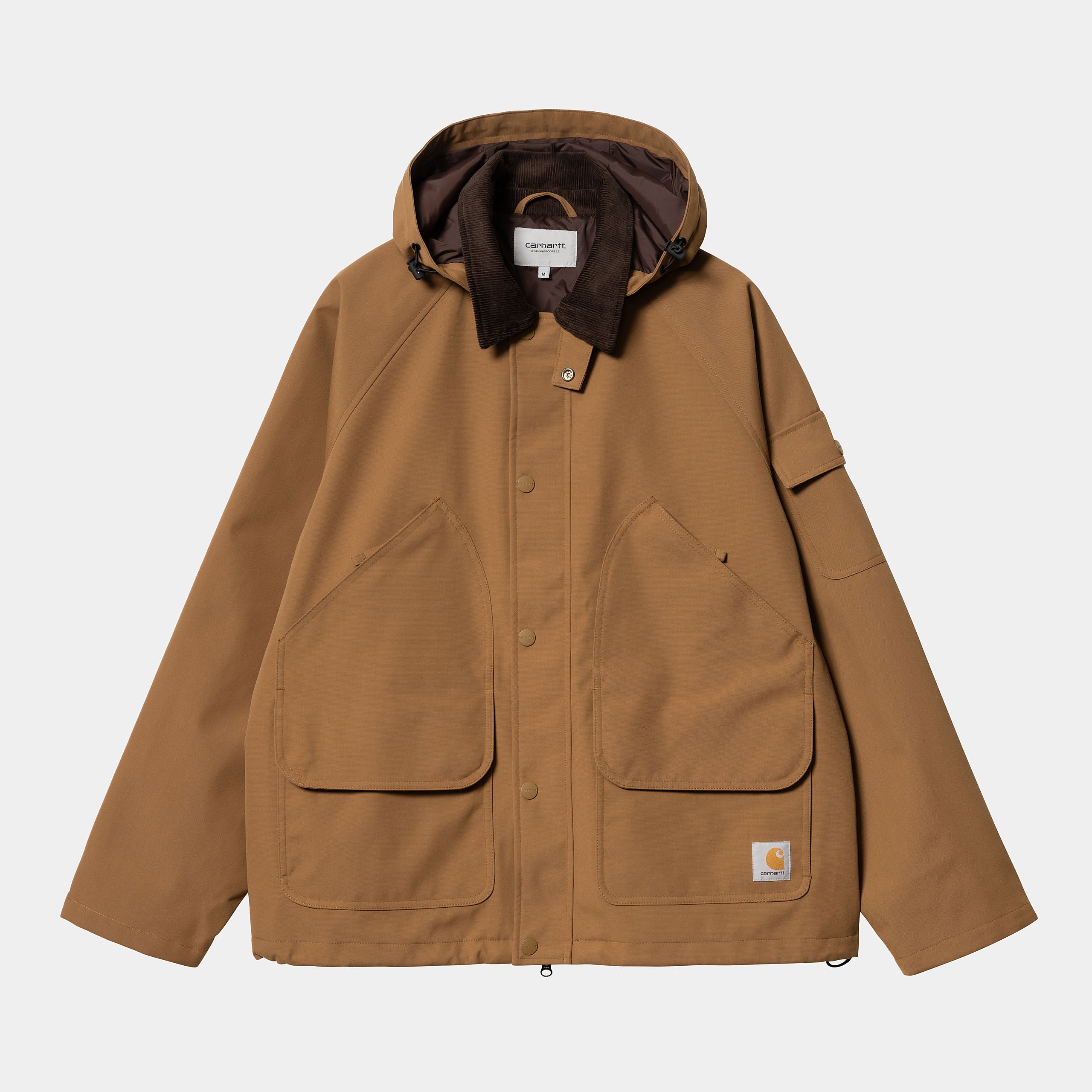 Carhartt WIP Clarton Nylon Canvas Jacket Hamilton Brown/Tobacco