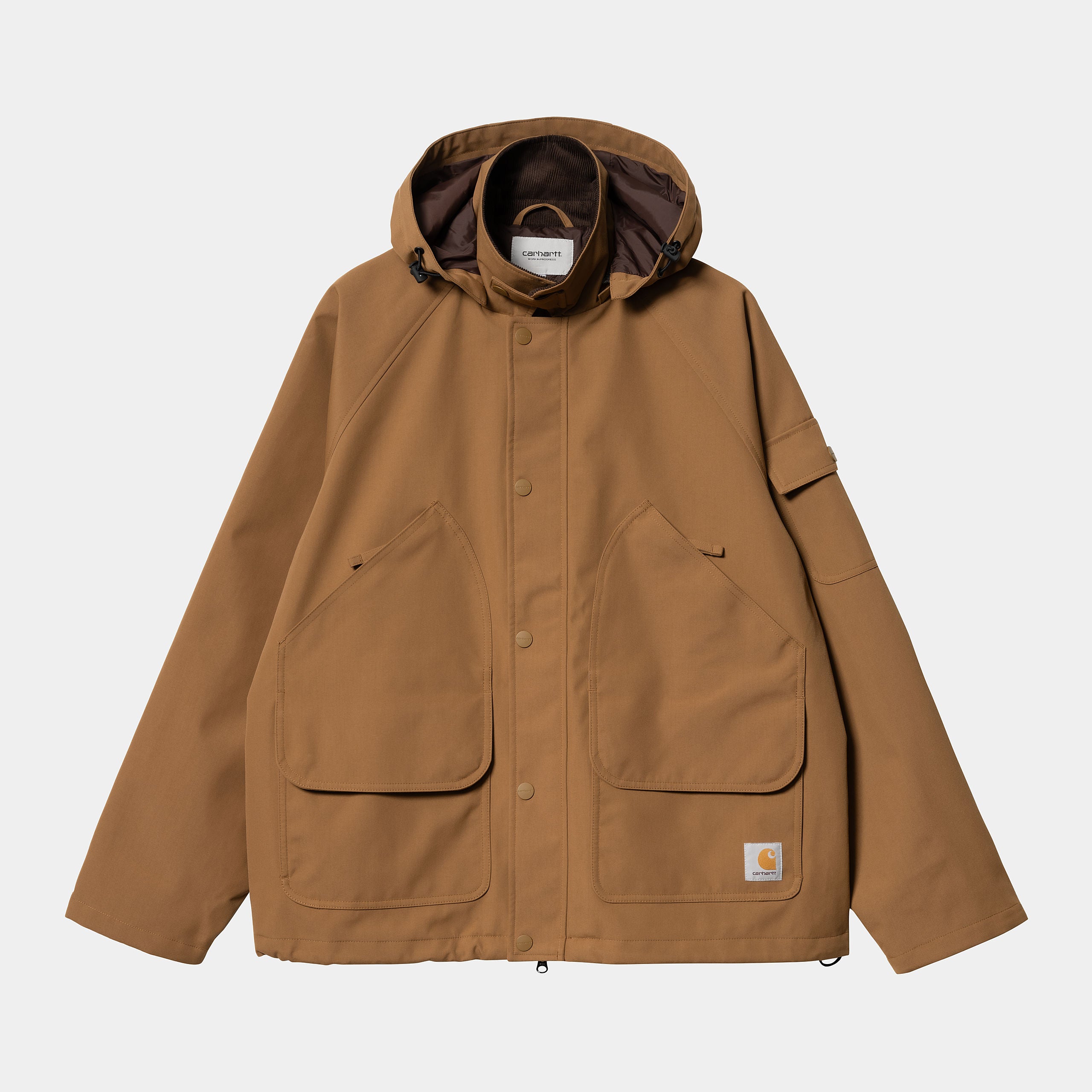 Carhartt WIP Clarton Nylon Canvas Jacket Hamilton Brown/Tobacco