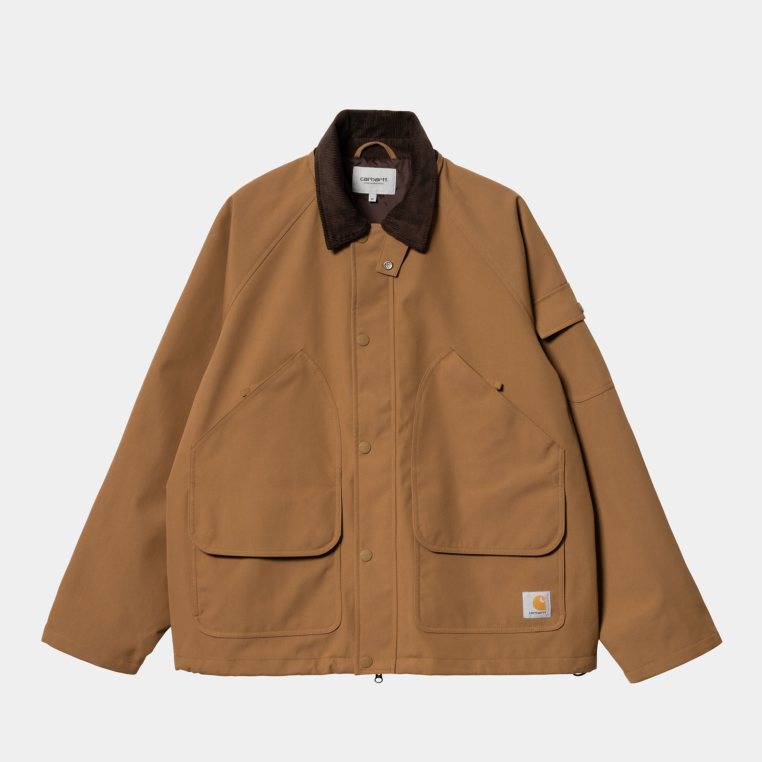 Carhartt WIP Clarton Nylon Canvas Jacket Hamilton Brown/Tobacco