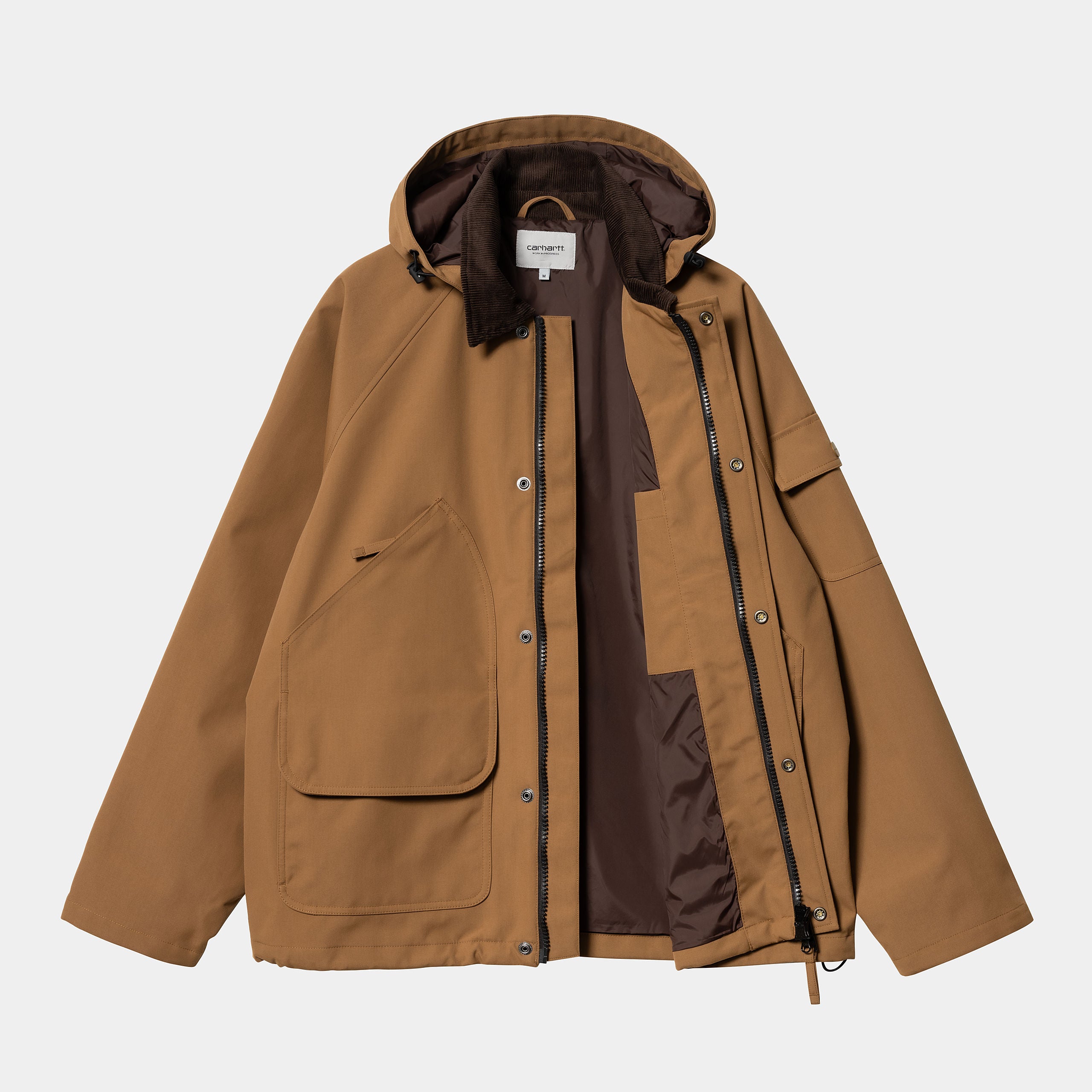 Carhartt WIP Clarton Nylon Canvas Jacket Hamilton Brown/Tobacco