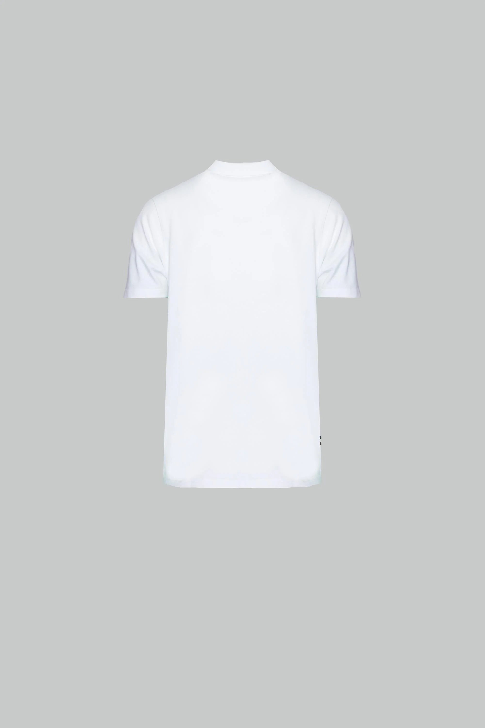 Aquascutum Active Check Patch Polo White