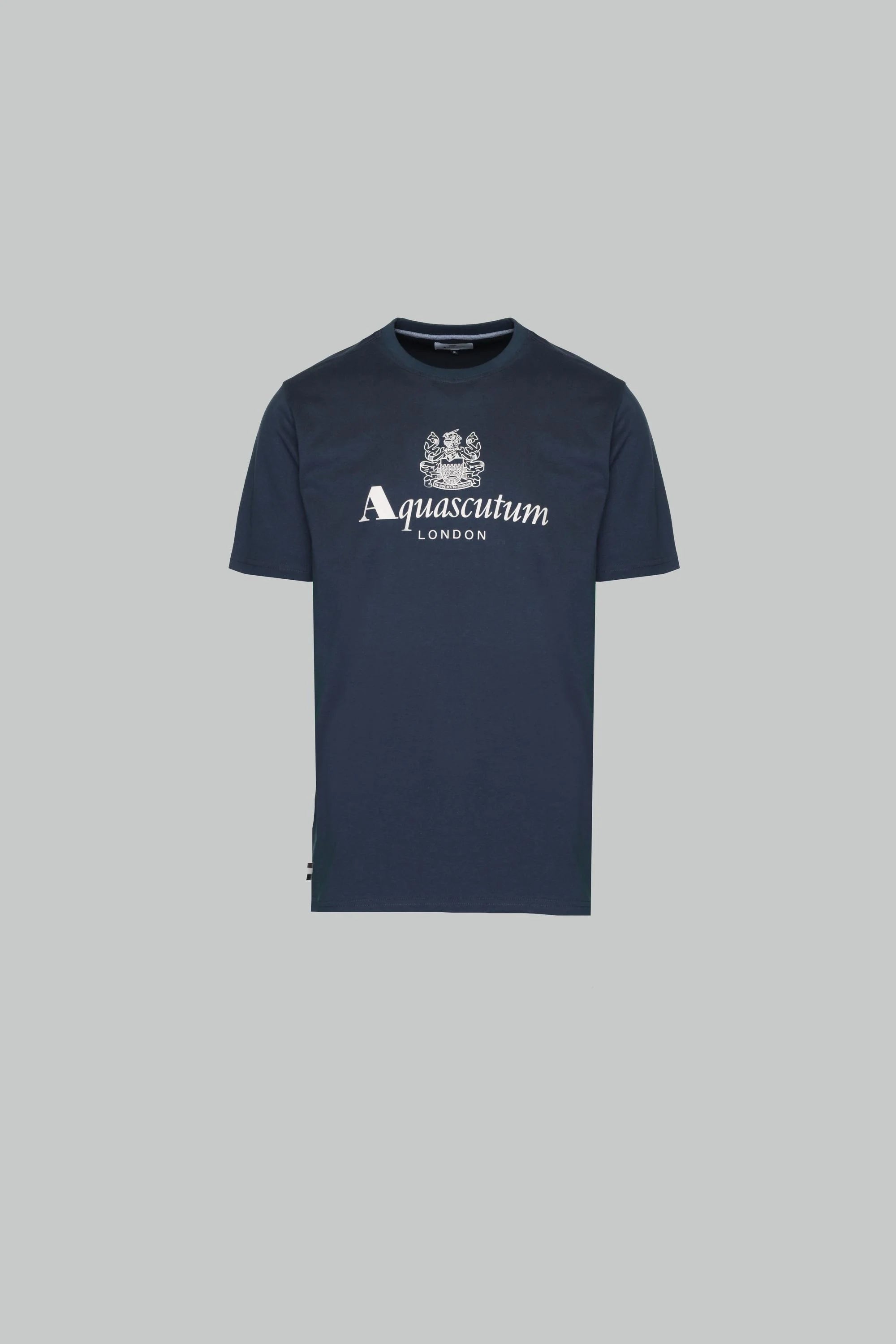 Aquascutum Active Big Logo T-Shirt Navy