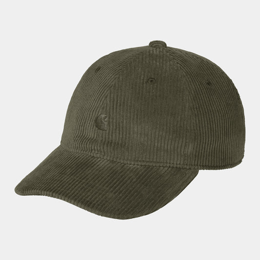 Carhartt WIP Harlem Corduroy Cap in Plant