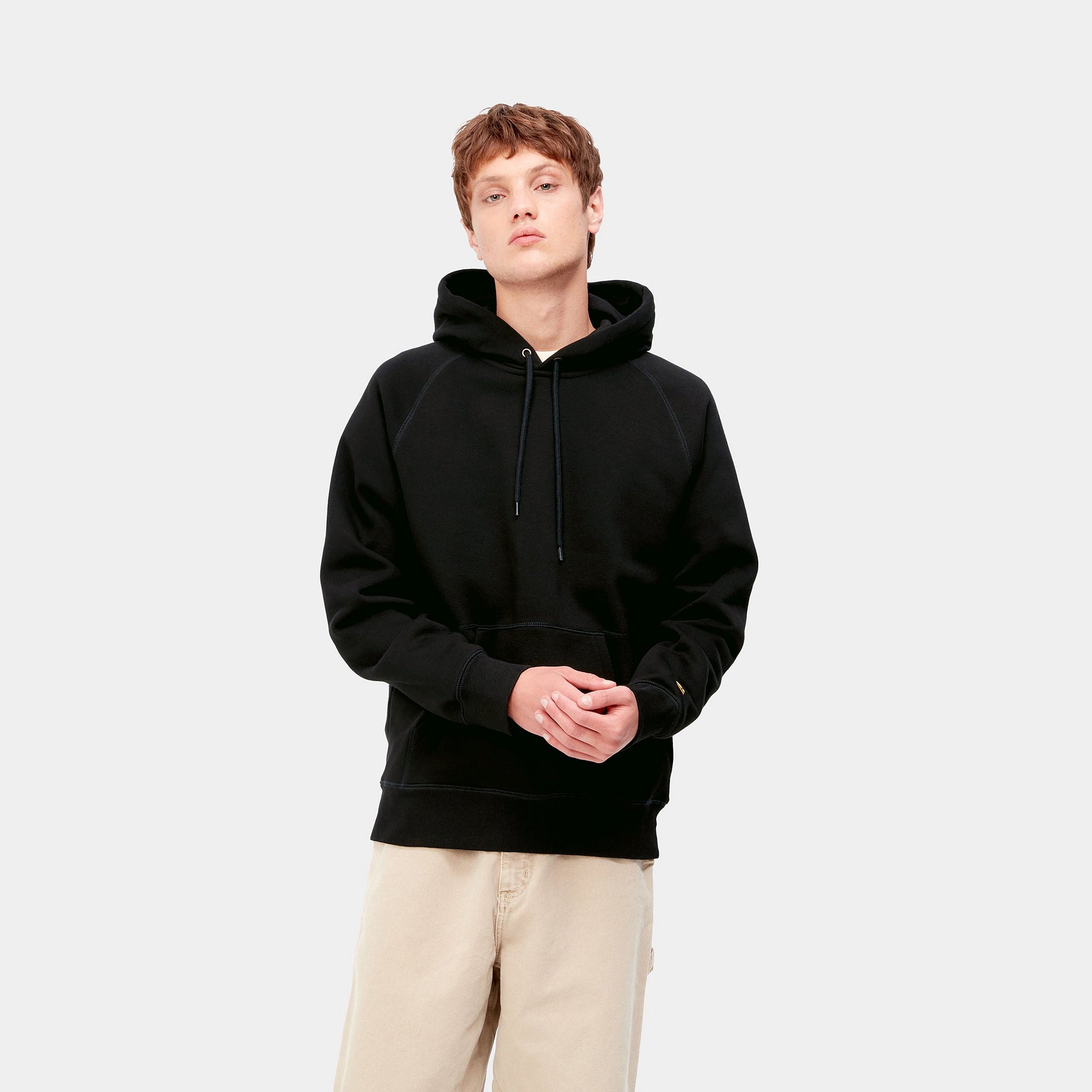 Carhartt WIP Hooded Chase Sweat Black