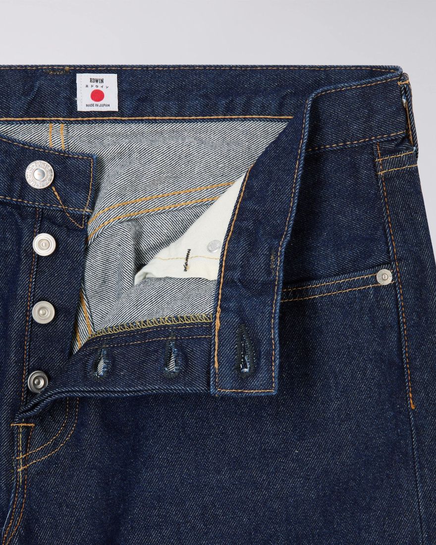 Edwin Regular Tapered Kaihara 12.5oz Blue Rinsed Denim