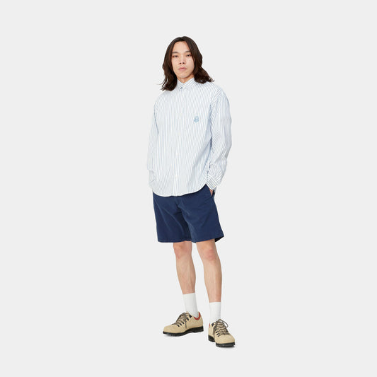 Carhartt WIP John Cotton Chino Short Blue