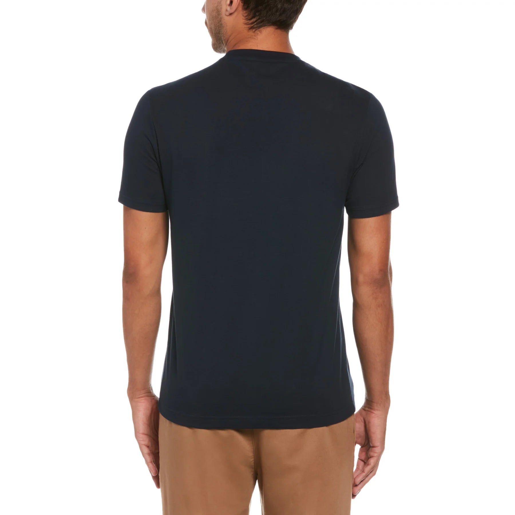 Original Penguin Organic Cotton TV Pete T-Shirt Dark Sapphire