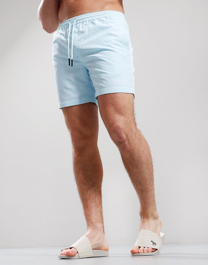 Marshall Artist Signature Swim Shorts Sky Blue