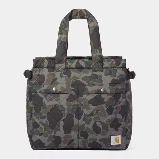 Carhartt WIP Myton Travel Tote Bag Camo Duck Grey