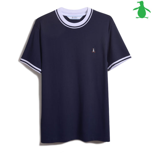 Original Penguin Organic Cotton Pique T-Shirt Dark Sapphire