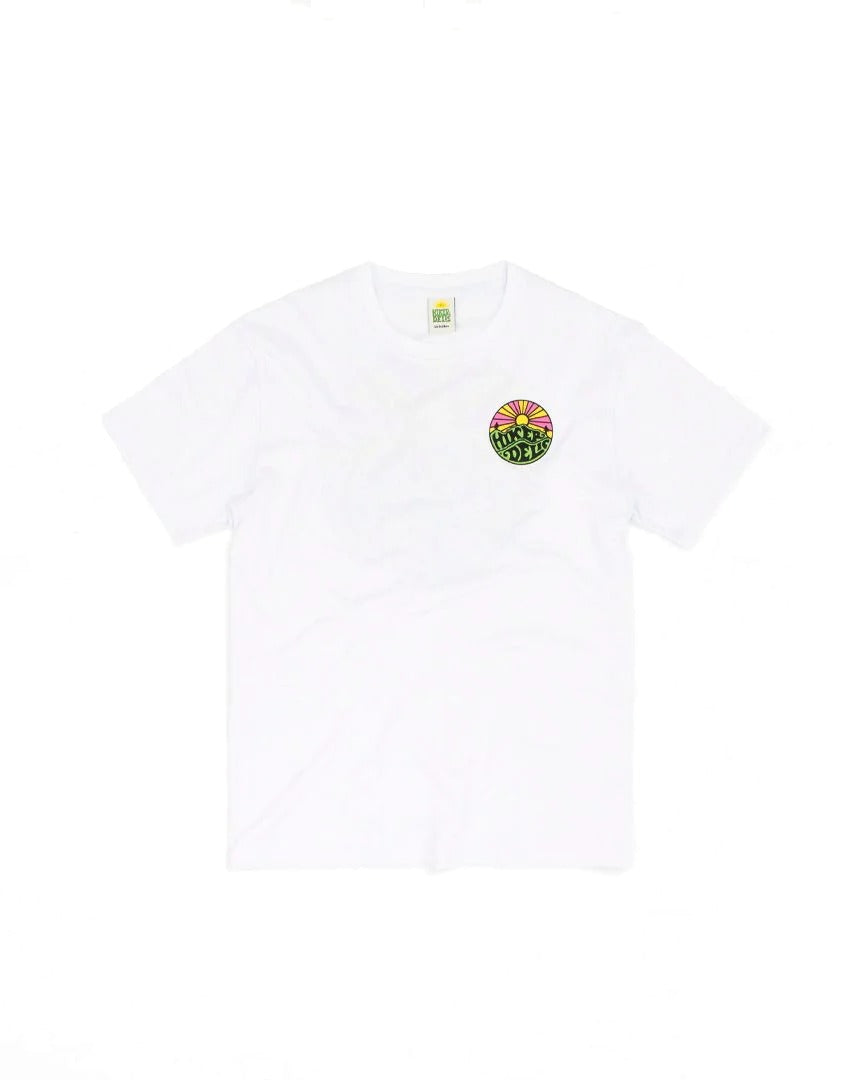 Hikerdelic Backprint Original Logo T-Shirt in White