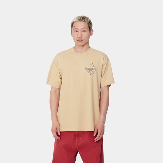 Carhartt WIP S/S Ablaze T-Shirt Cornsilk