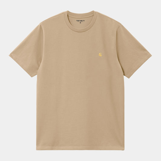 Carhartt WIP S/S Chase T-shirt Sable/Gold