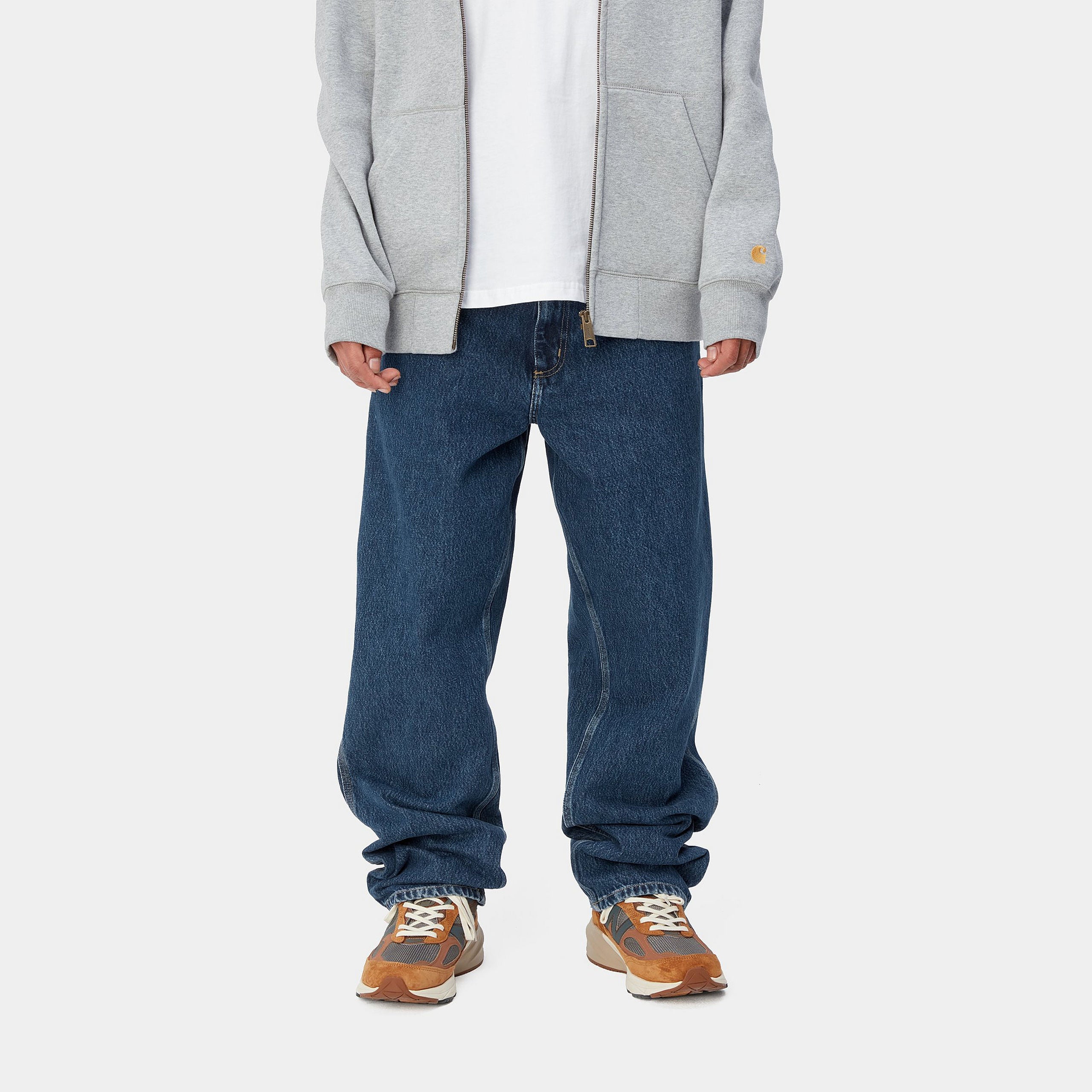 Carhartt WIP Single Knee Denim Pant Blue Stone Washed