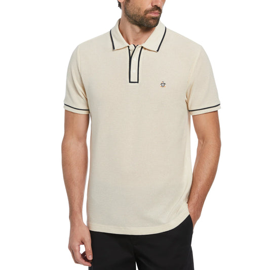 Original Penguin Organic Cotton Bentley Mesh Polo Birch