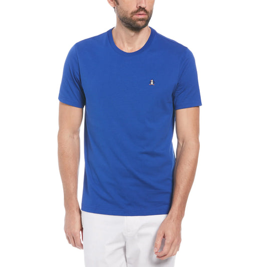 Original Penguin Organic Cotton TV Pete T-Shirt Mazarine Blue