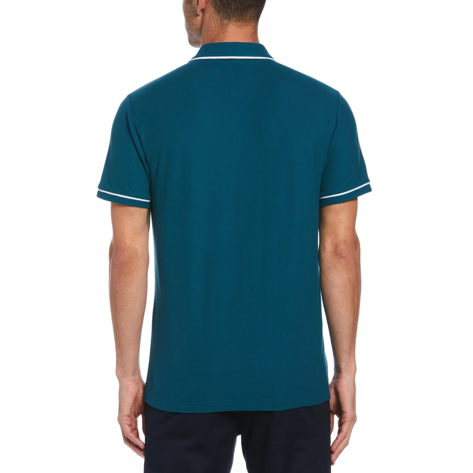 Original Penguin Earl Organic Cotton Polo in Blue Coral