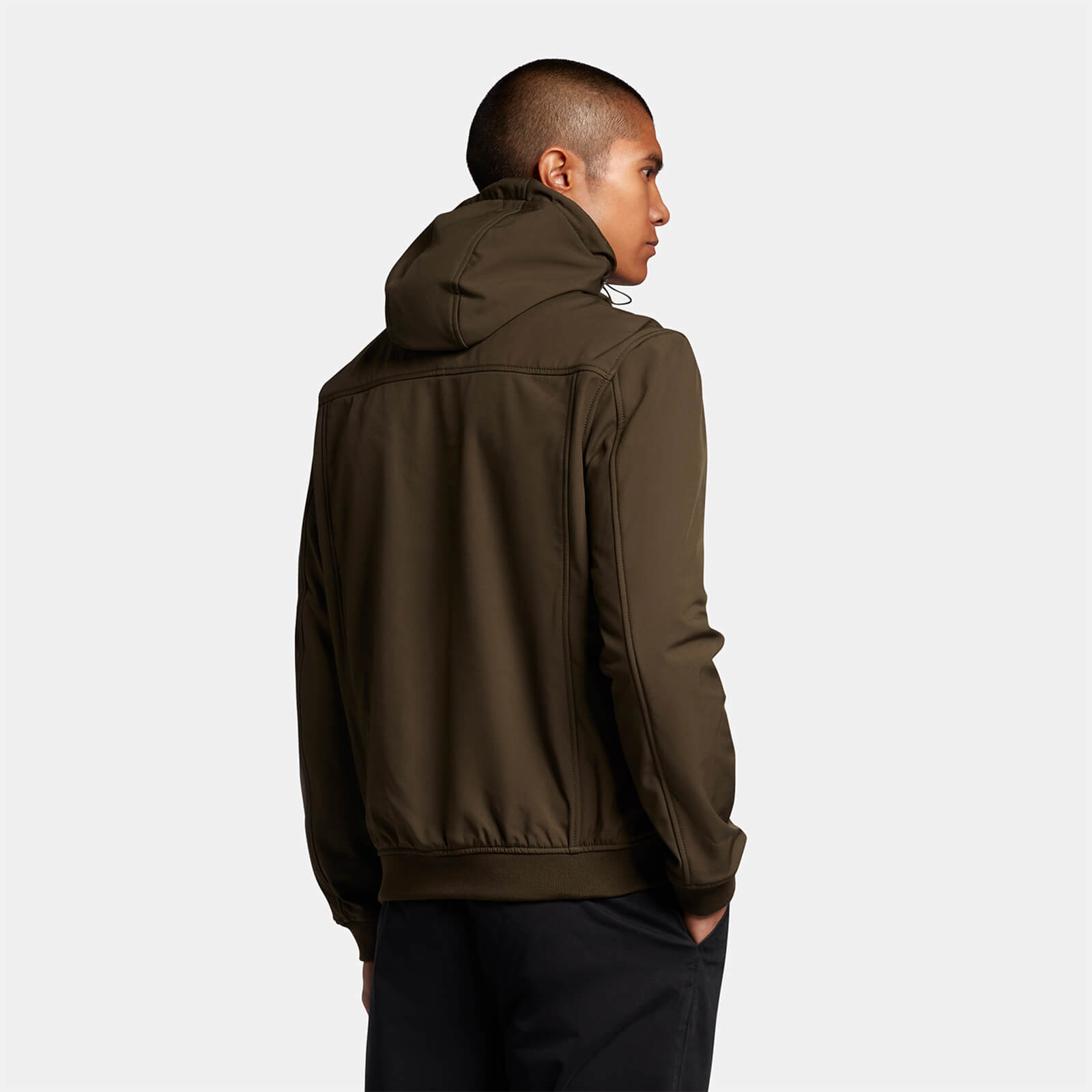 Lyle & Scott Softshell Jacket in Olive