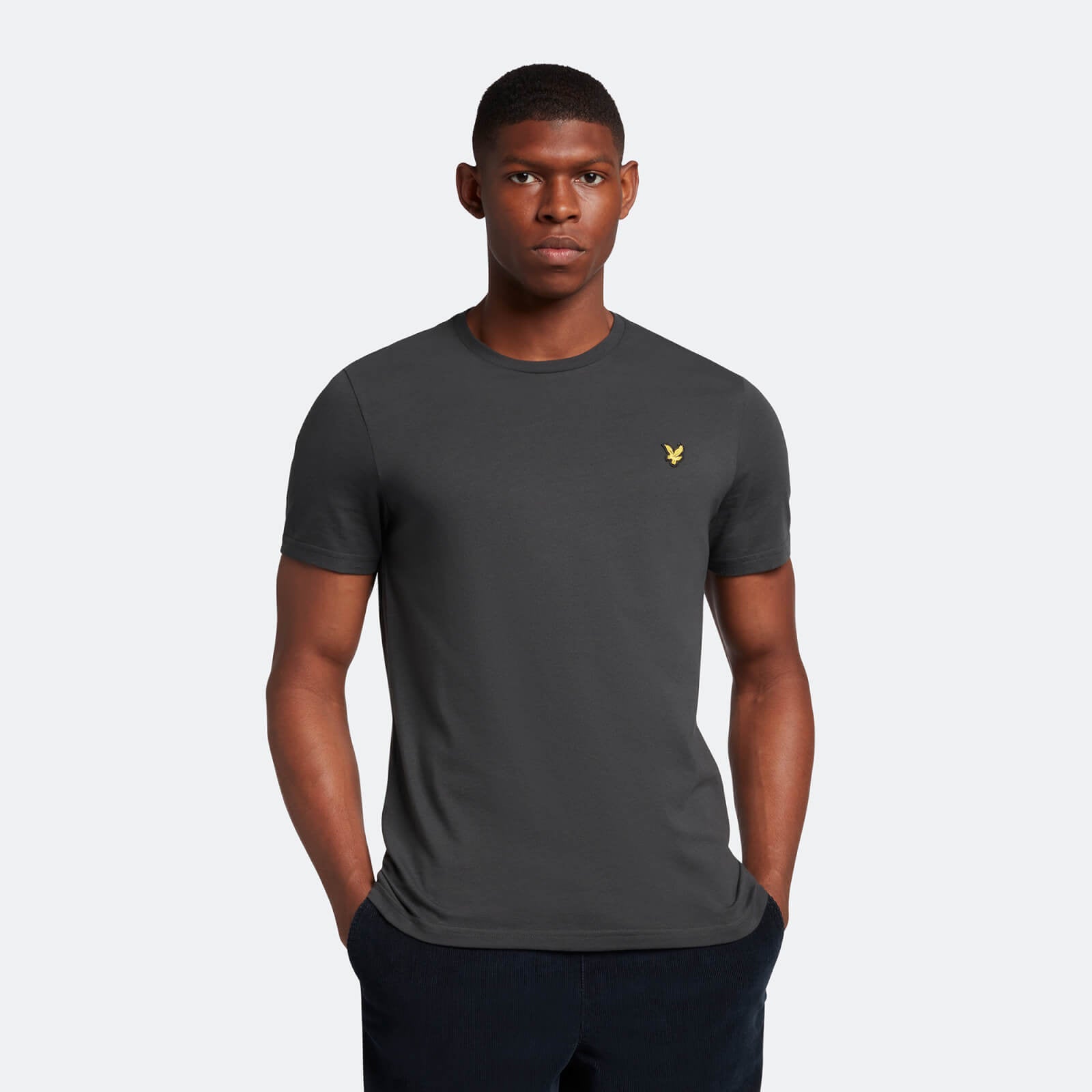 Lyle & Scott Plain T-Shirt in Gun Metal