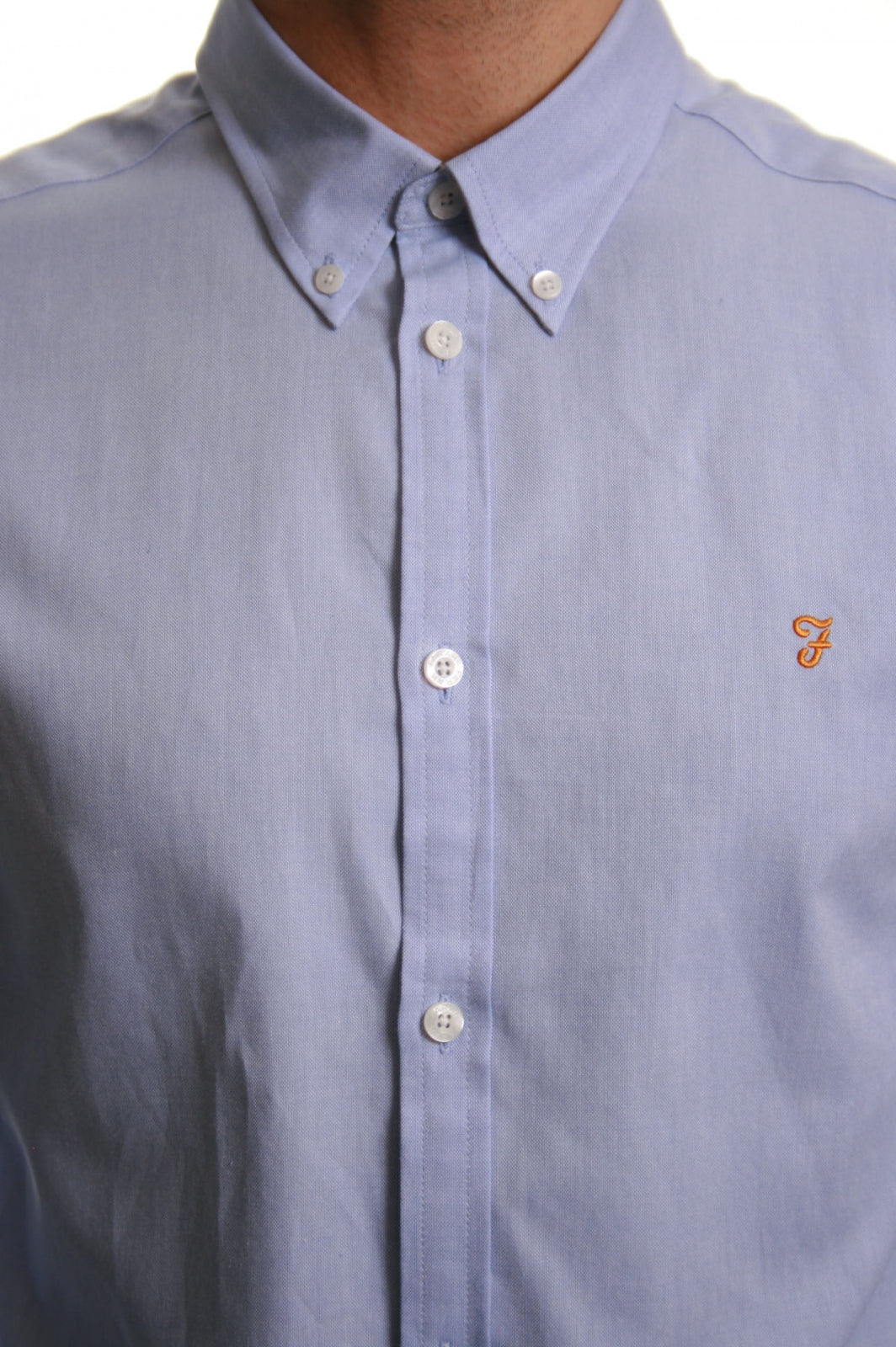 Farah Long Sleeve Cotton Oxford Shirt