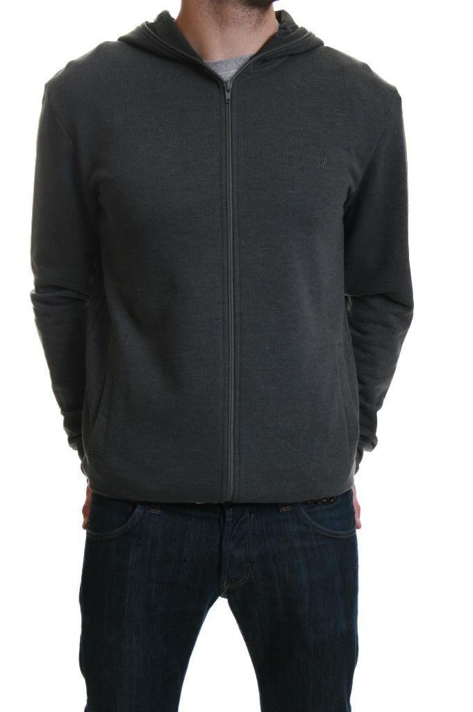 Junk de Luxe Edinburgh Zip Hoody in Black Wash