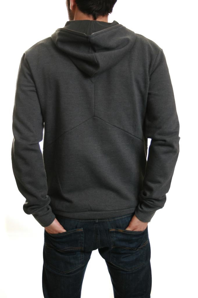 Junk de Luxe Edinburgh Zip Hoody in Black Wash