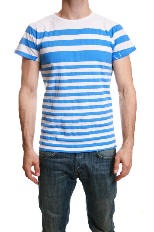 Junk de Luxe Chuck Stripe T Shirt in Blue