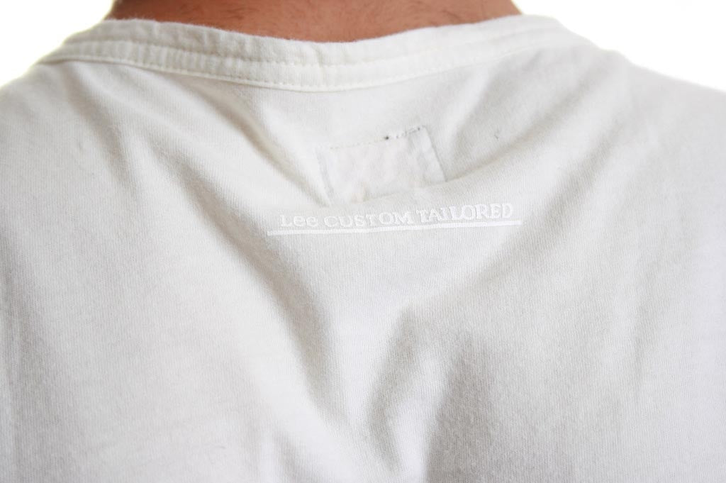 Lee Edan Crew Neck T-Shirt in Off White