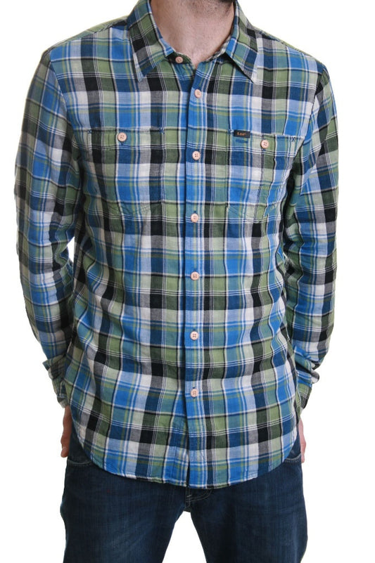 Lee Willem Check Shirt in Green