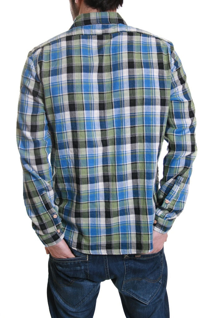 Lee Willem Check Shirt in Green