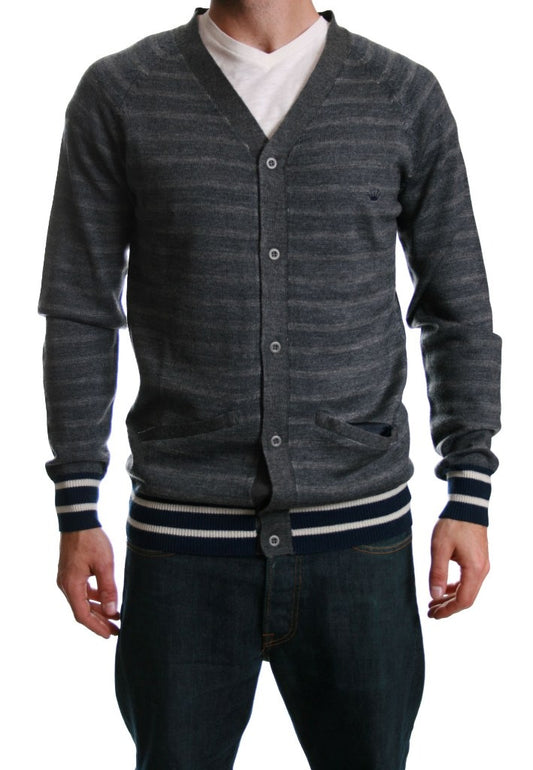 Junk de Luxe Taylor Stripe Cardigan in Navy