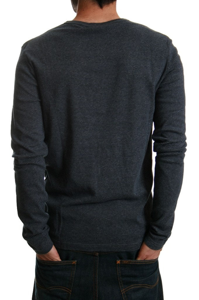 Junk de Luxe Corby Grandad Top in Dark Grey