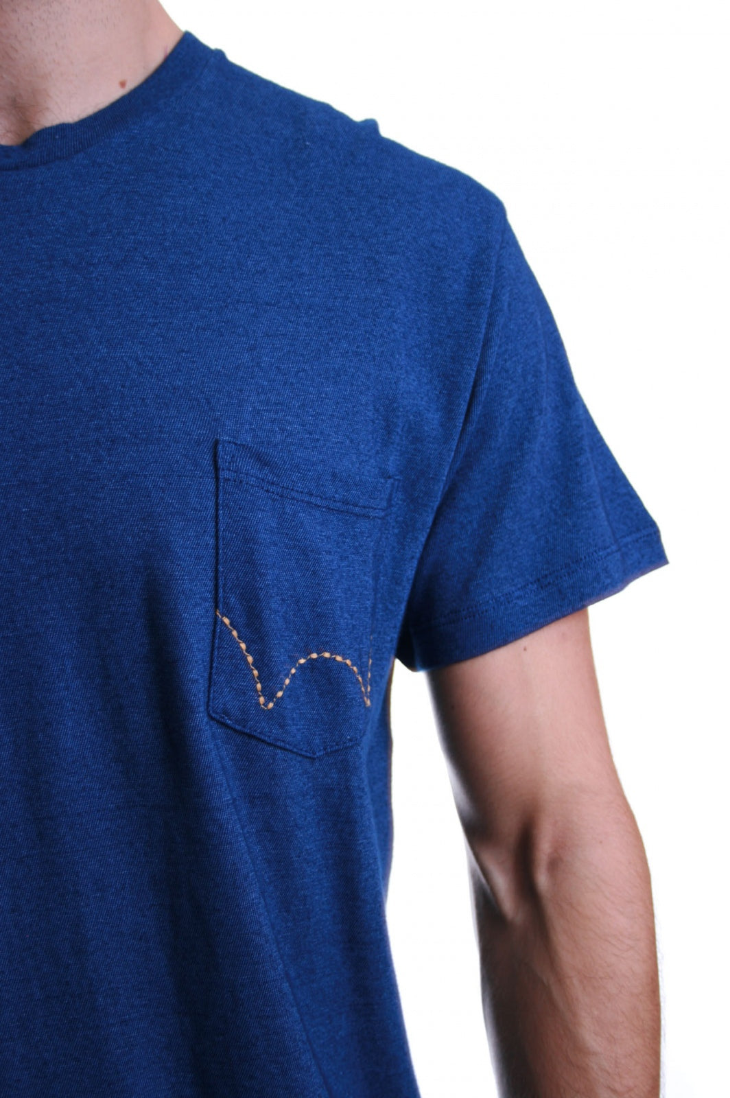 Edwin Pocket T Shirt in Navy