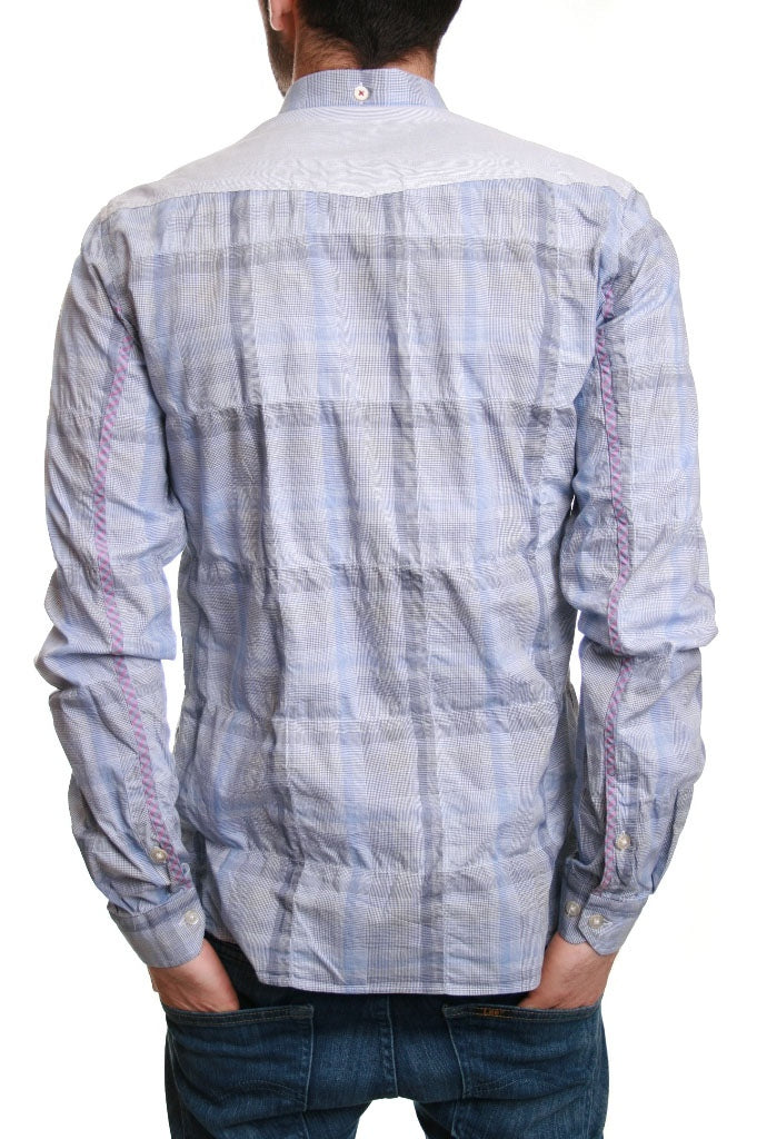 Junk de Luxe Maan Check Shirt in Blue