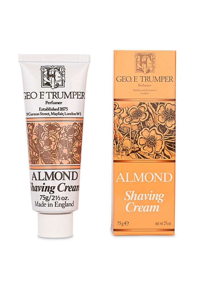 Geo F Trumper Almond soft Shaving Cream Travel Tube