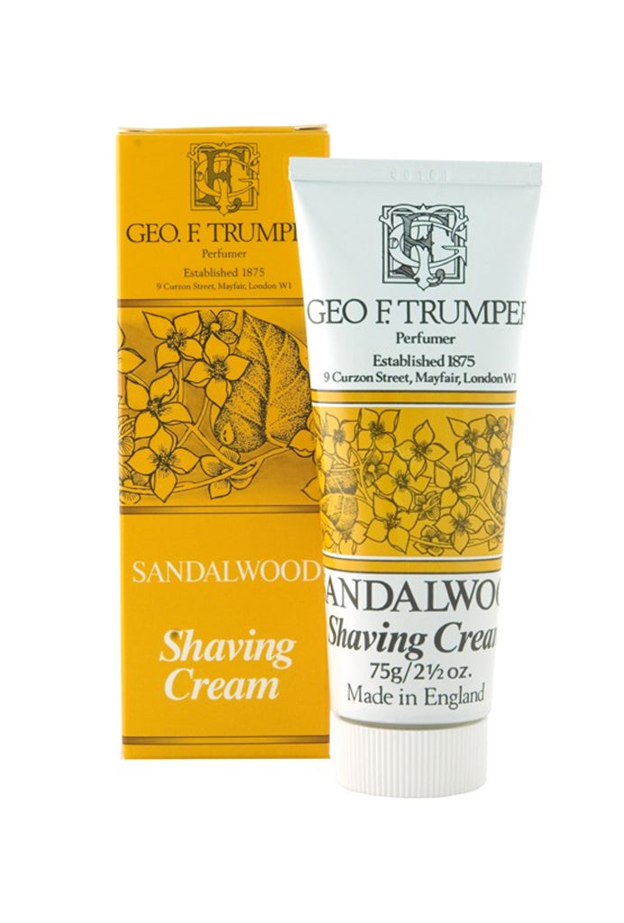 Geo F Trumper Sandalwood soft Shaving Cream Travel Tube