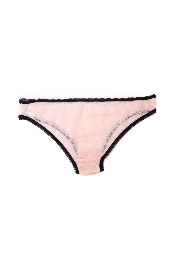 Kinky Knickers Daisy Lace Mini Knickers in Oyster