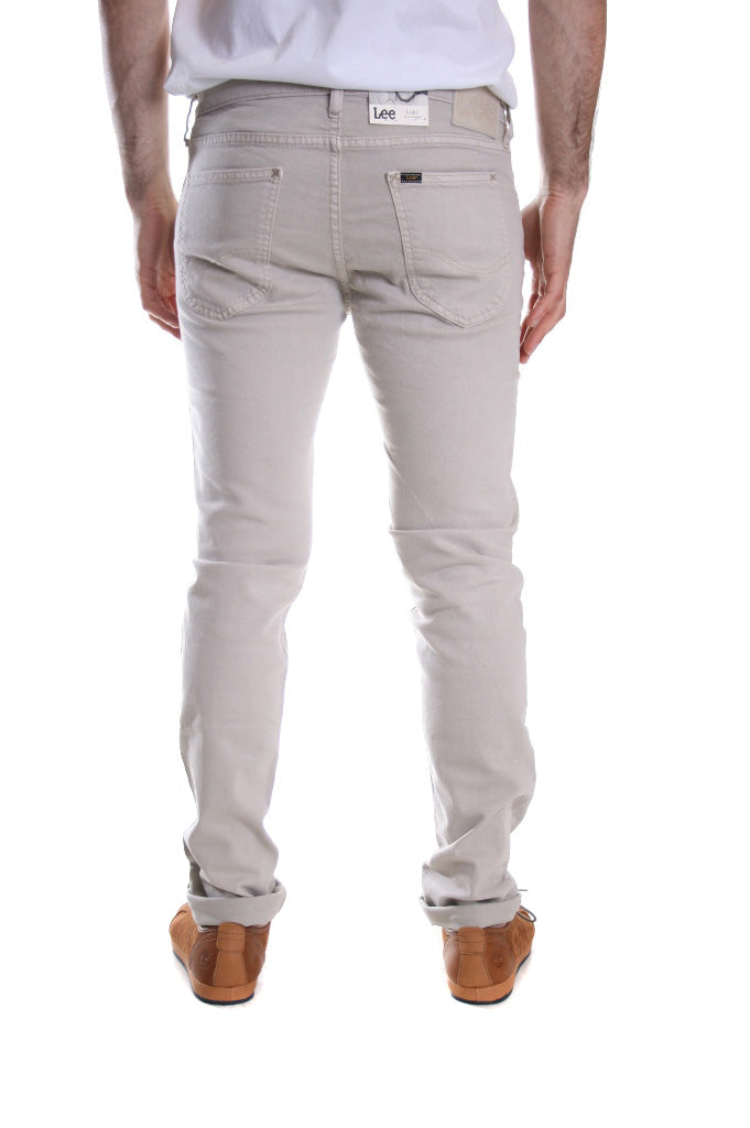 Lee Luke Slim Tapered Jeans in Chalk