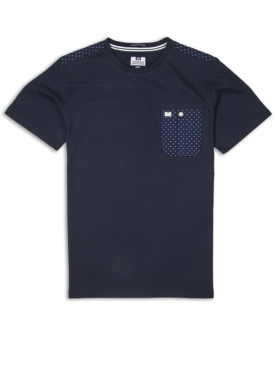 Weekend Offender Mapplethorpe T Shirt in Navy